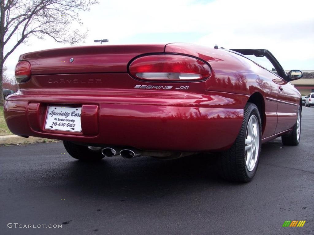1997 Sebring JXi Convertible - Indy Red / Camel photo #10