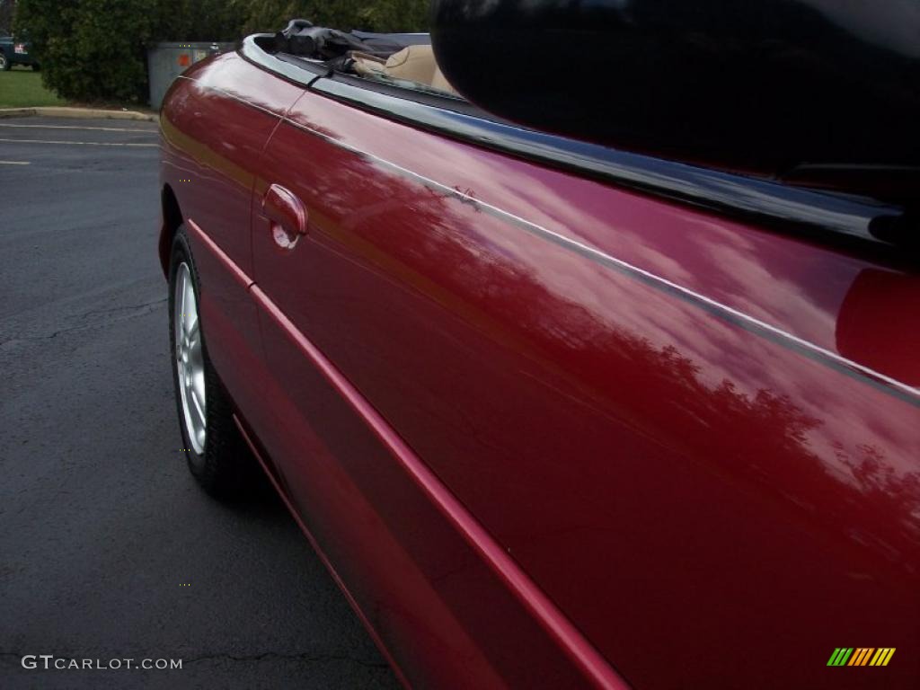 1997 Sebring JXi Convertible - Indy Red / Camel photo #11