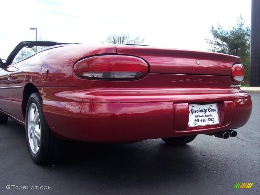 1997 Sebring JXi Convertible - Indy Red / Camel photo #12