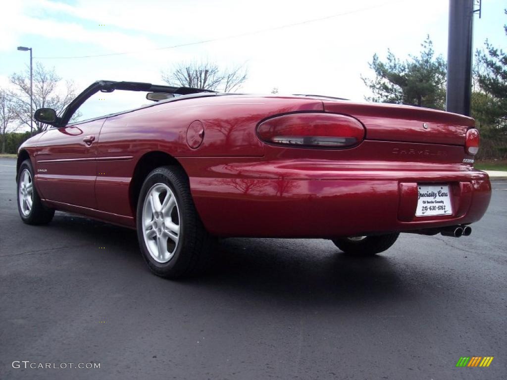1997 Sebring JXi Convertible - Indy Red / Camel photo #13