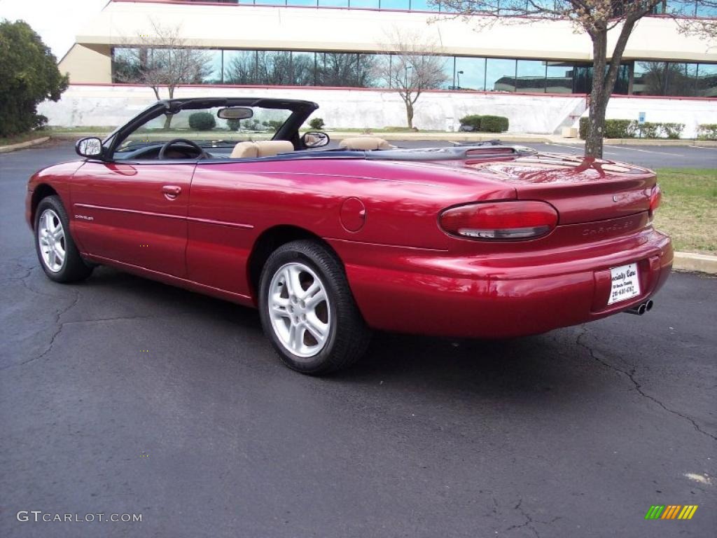 1997 Sebring JXi Convertible - Indy Red / Camel photo #14