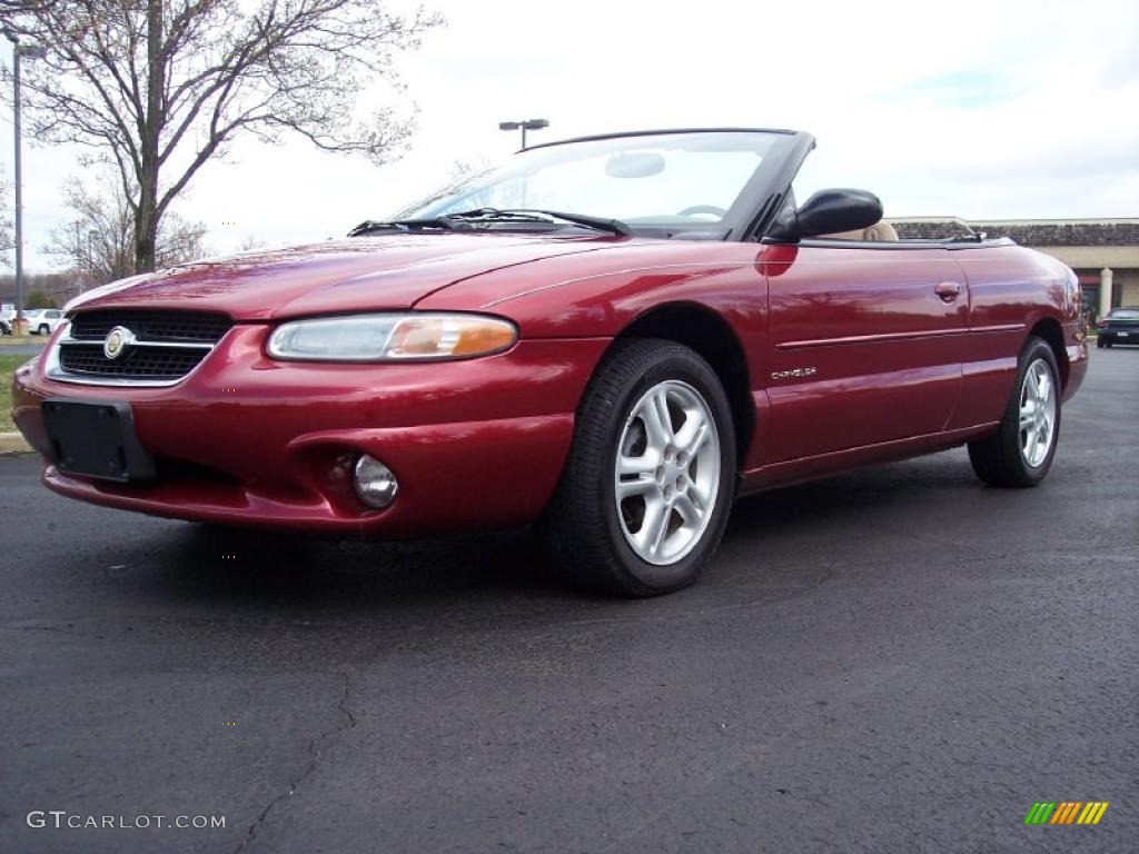 1997 Sebring JXi Convertible - Indy Red / Camel photo #16