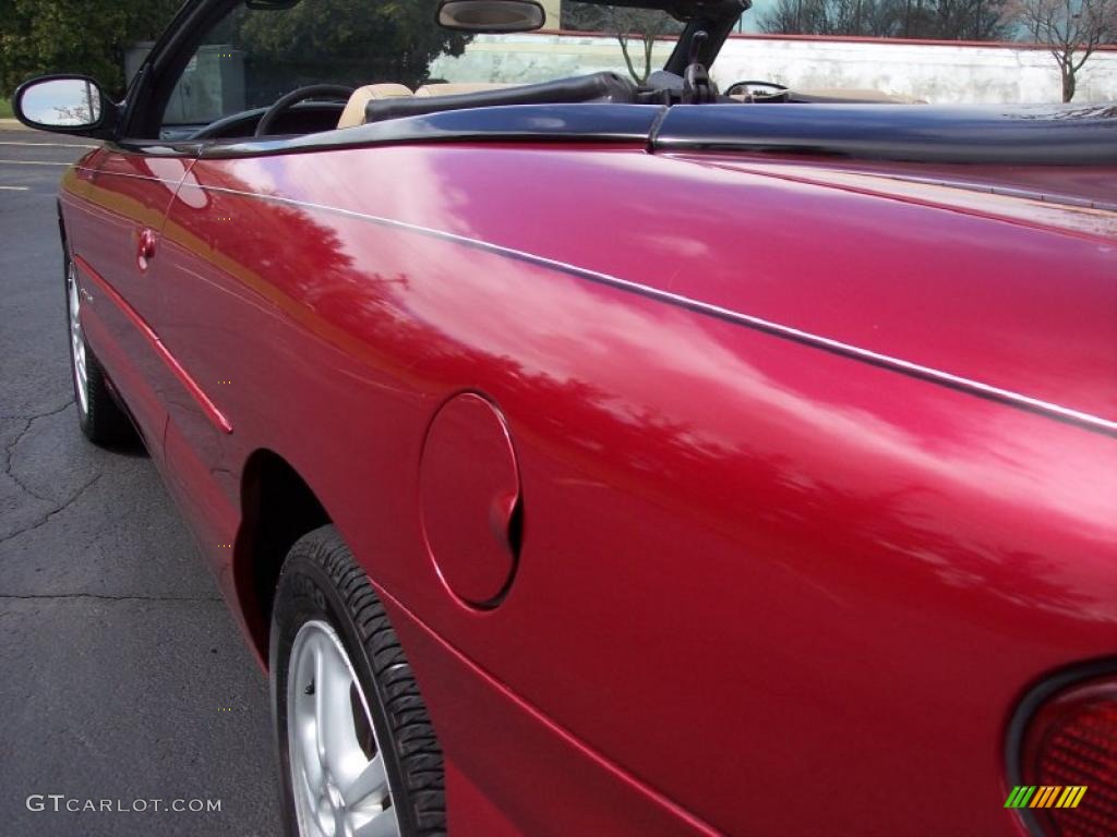 1997 Sebring JXi Convertible - Indy Red / Camel photo #18