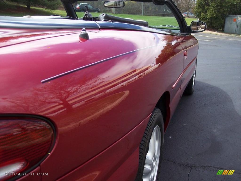 1997 Sebring JXi Convertible - Indy Red / Camel photo #19