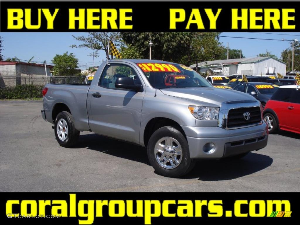 2007 Tundra Regular Cab - Silver Sky Metallic / Graphite Gray photo #1