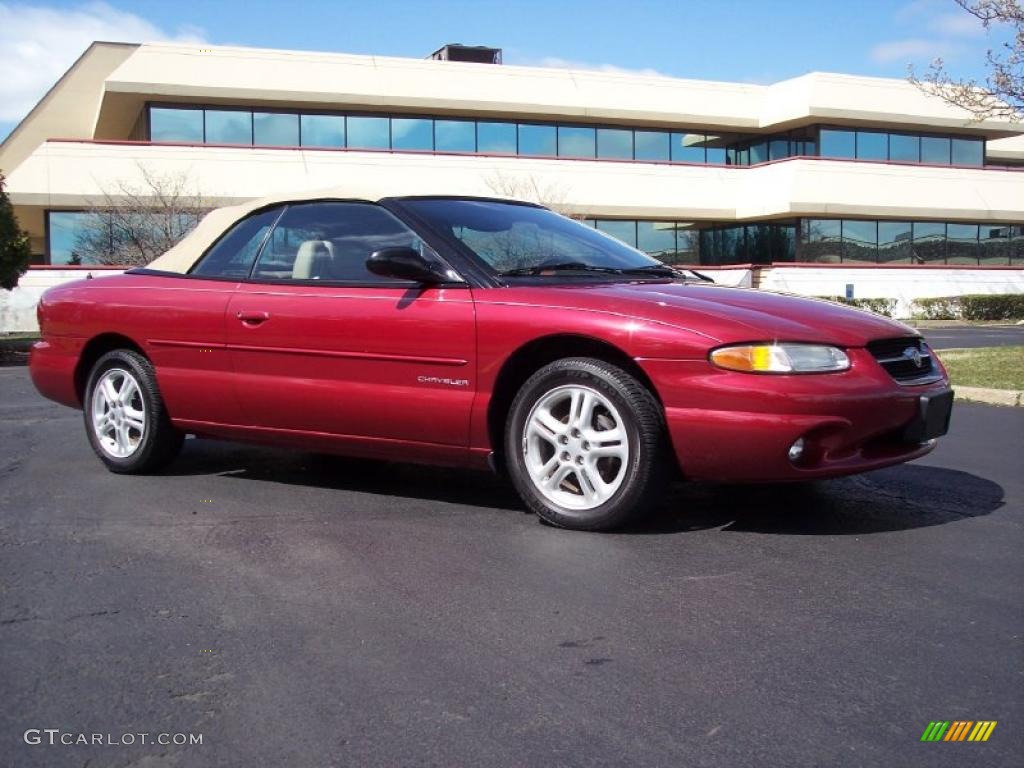 1997 Sebring JXi Convertible - Indy Red / Camel photo #50
