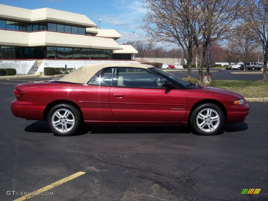 1997 Sebring JXi Convertible - Indy Red / Camel photo #51