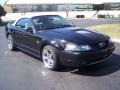 1999 Black Ford Mustang V6 Convertible  photo #2