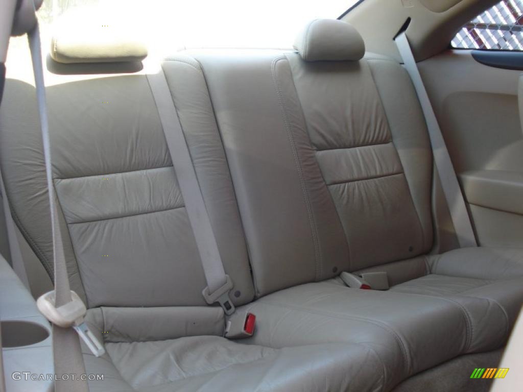 2003 Accord EX V6 Coupe - Taffeta White / Ivory photo #9