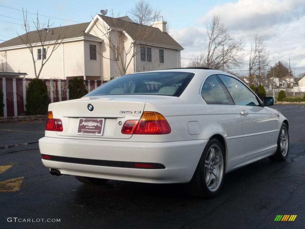 2004 3 Series 325i Coupe - Alpine White / Grey photo #3