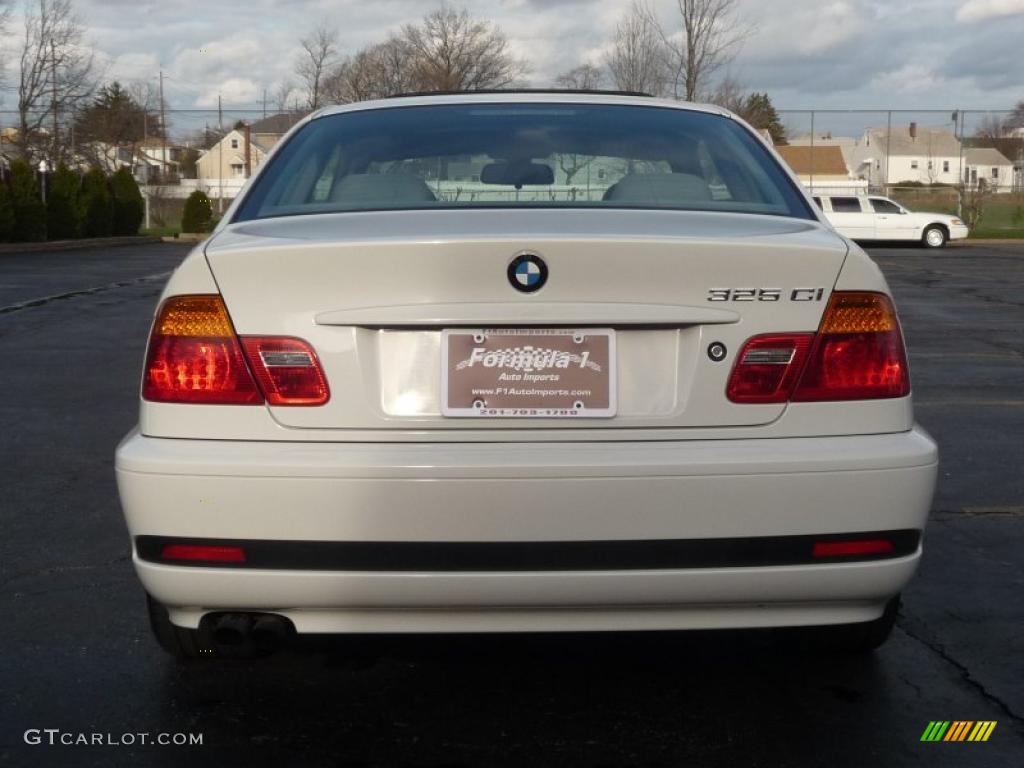 2004 3 Series 325i Coupe - Alpine White / Grey photo #7