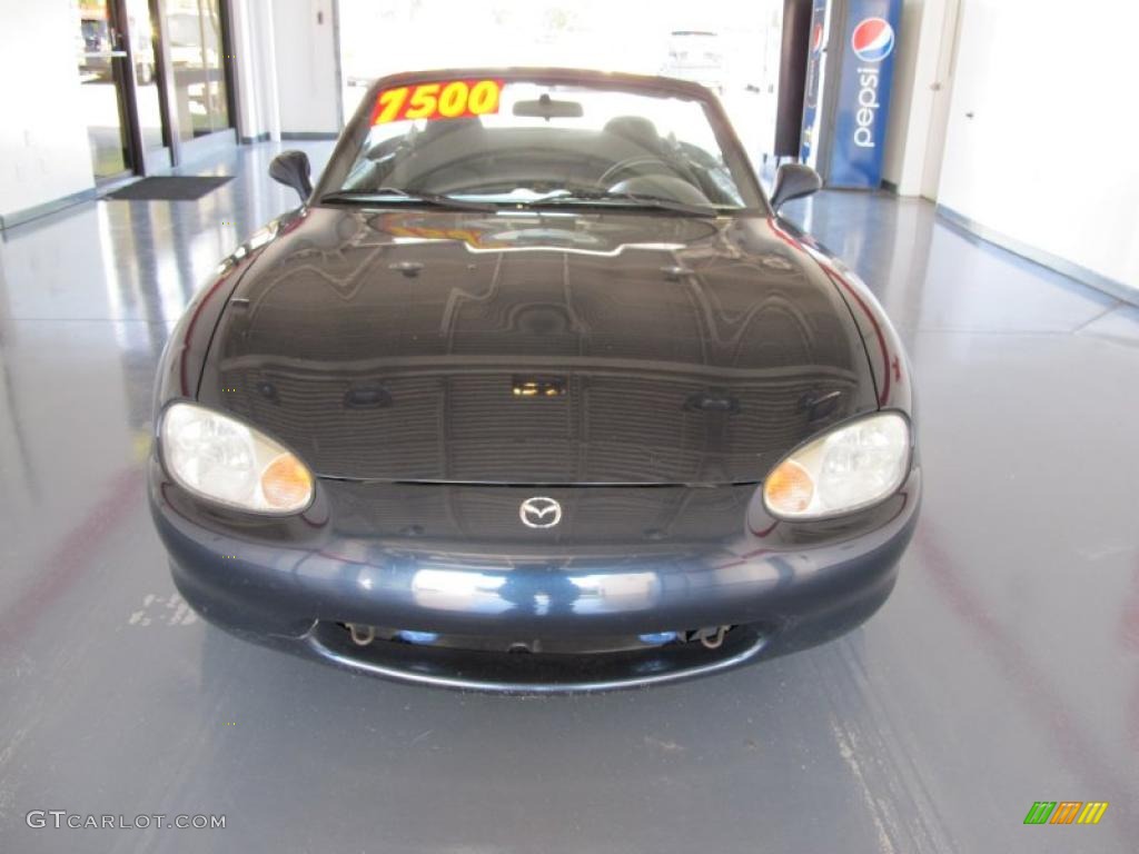 1999 MX-5 Miata Roadster - Twilight Blue Mica / Black photo #2