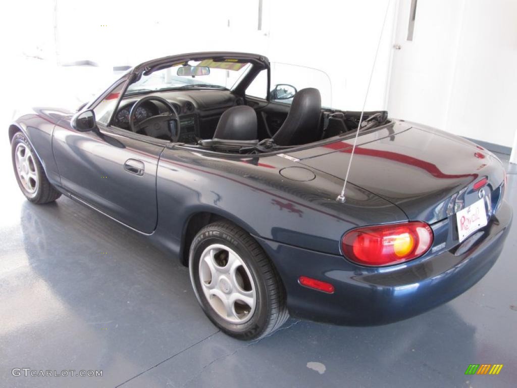1999 MX-5 Miata Roadster - Twilight Blue Mica / Black photo #4