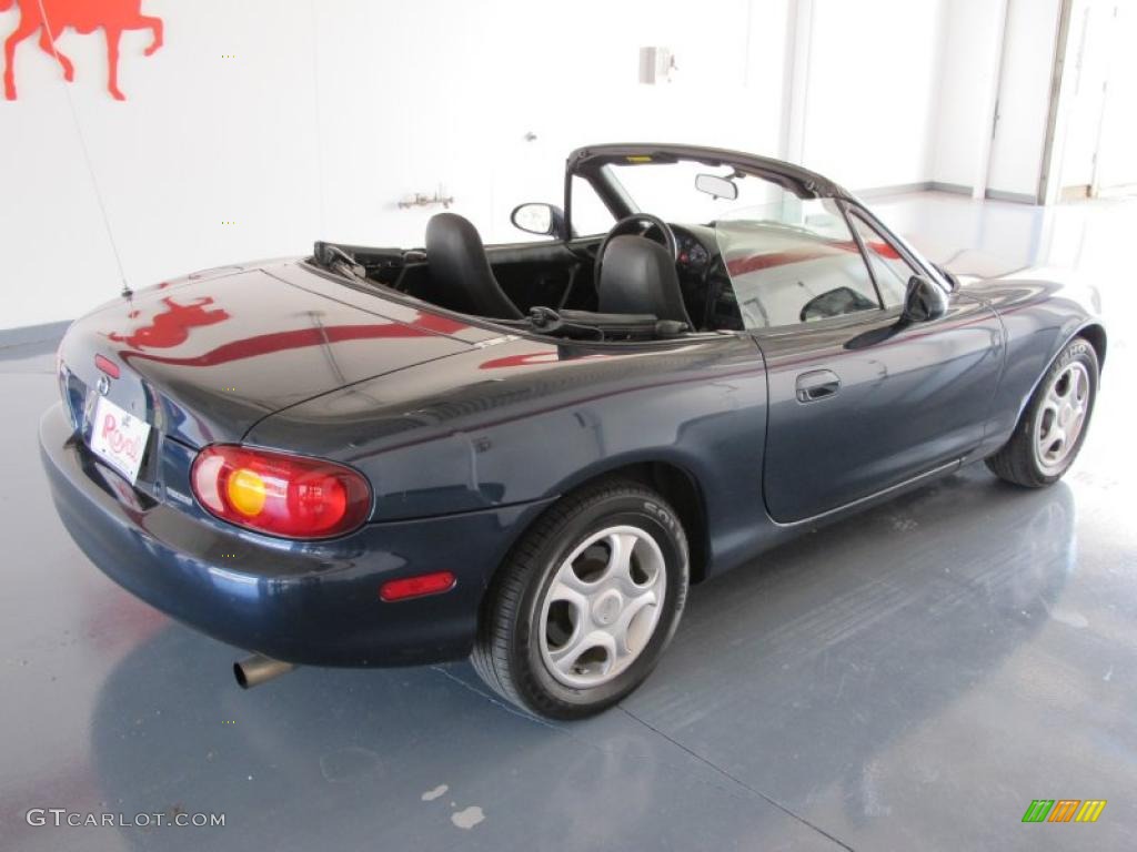 1999 MX-5 Miata Roadster - Twilight Blue Mica / Black photo #6