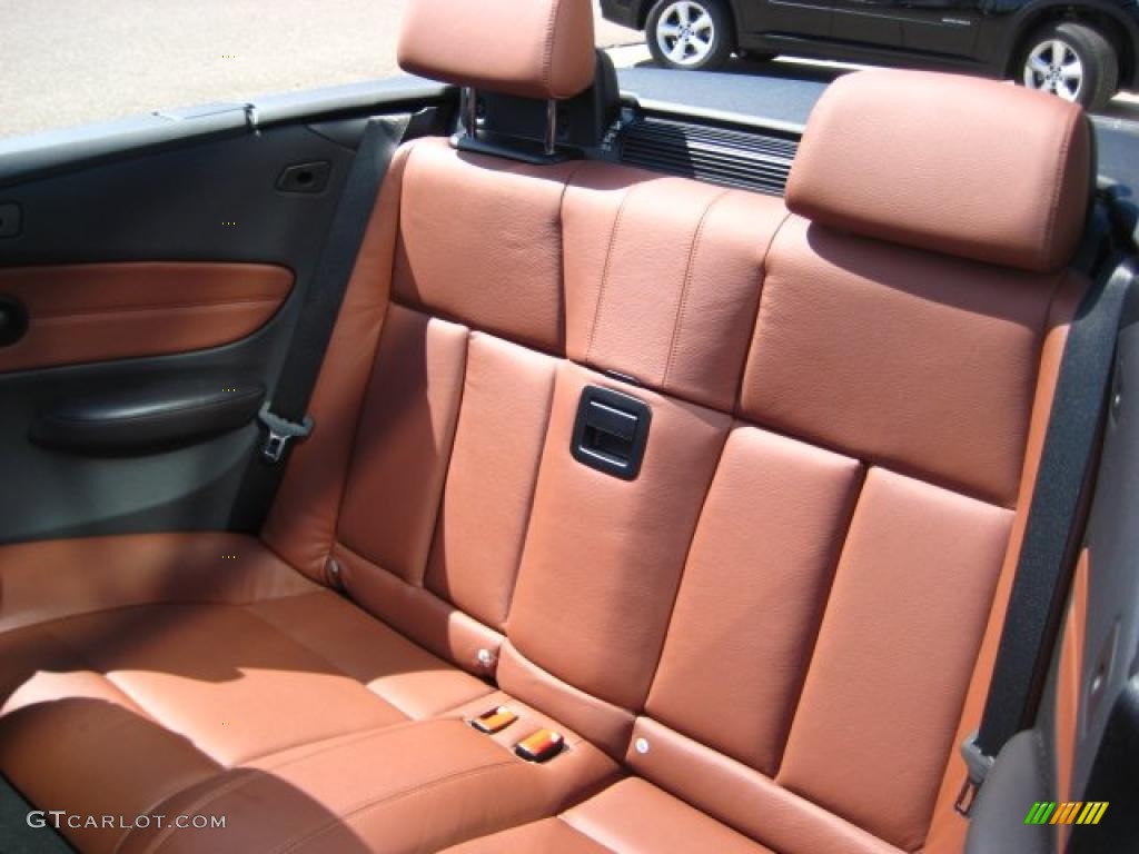 2008 1 Series 135i Convertible - Black Sapphire Metallic / Terracotta Boston Leather photo #14