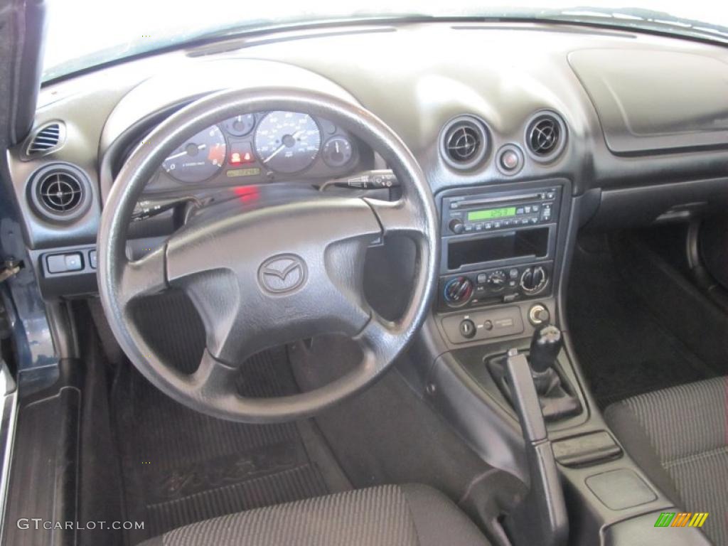 1999 MX-5 Miata Roadster - Twilight Blue Mica / Black photo #12