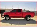 2007 Flame Red Dodge Ram 2500 Big Horn Edition Quad Cab 4x4  photo #2