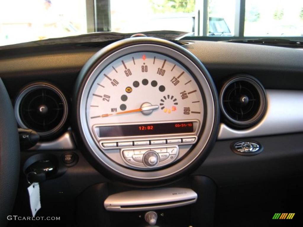2010 Cooper Convertible - Interchange Yellow / Checkered Carbon Black/Black photo #10