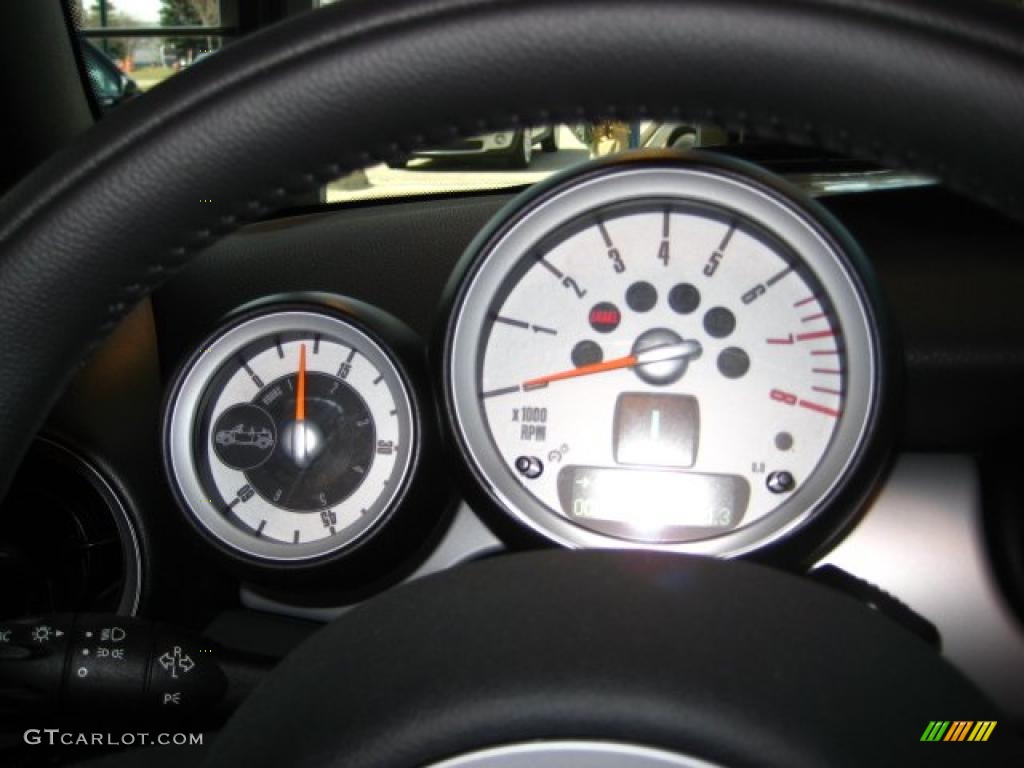 2010 Cooper Convertible - Interchange Yellow / Checkered Carbon Black/Black photo #13