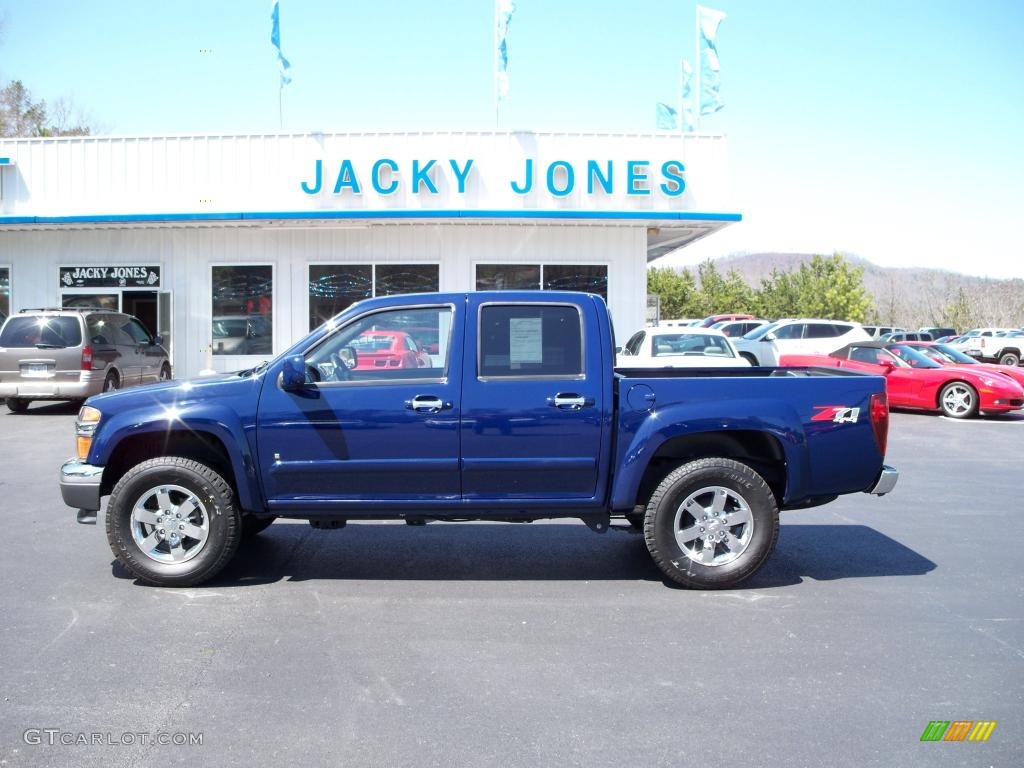 2009 Colorado Z71 Crew Cab 4x4 - Deep Navy Blue / Ebony photo #1