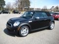 2010 Midnight Black Metallic Mini Cooper S Convertible  photo #9