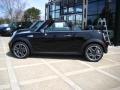 2010 Midnight Black Metallic Mini Cooper S Convertible  photo #2