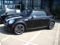 2010 Midnight Black Metallic Mini Cooper S Convertible  photo #7