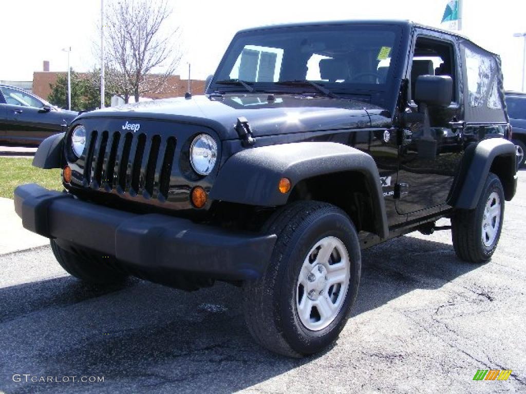 Black Jeep Wrangler