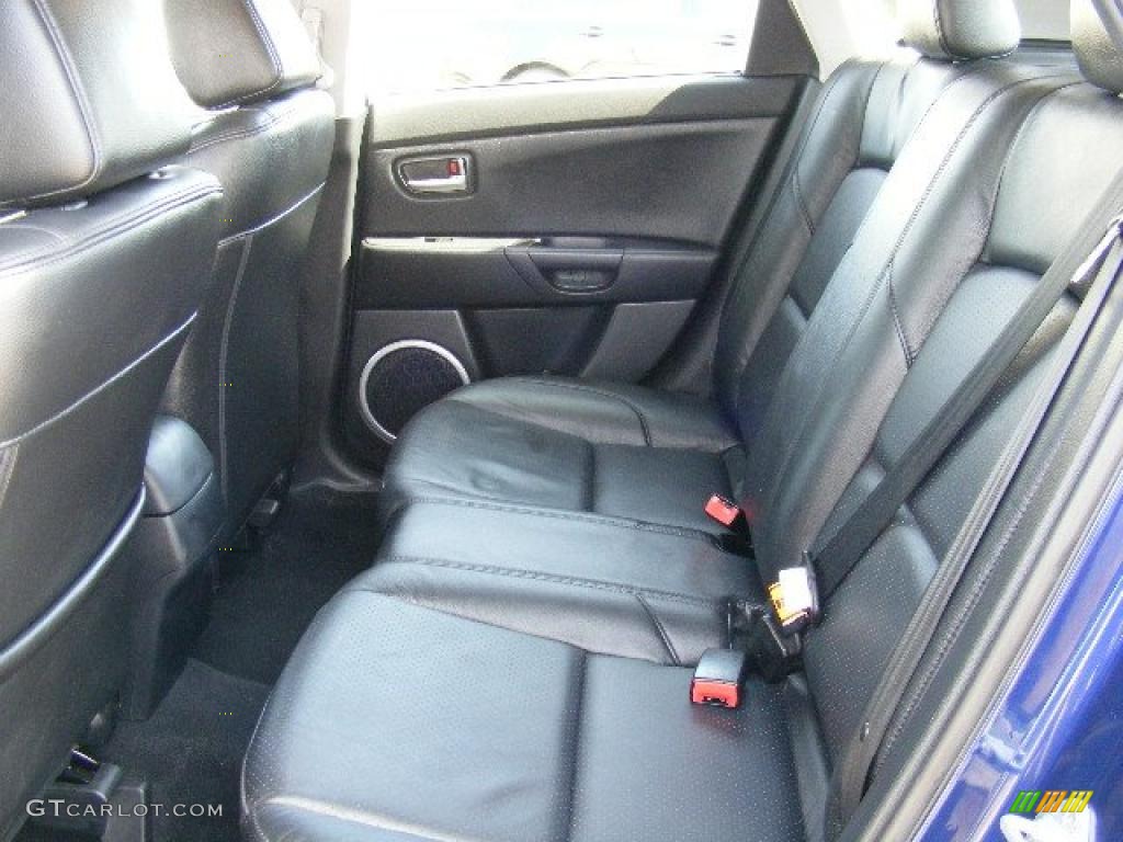2005 MAZDA3 s Hatchback - Strato Blue Mica / Black photo #11