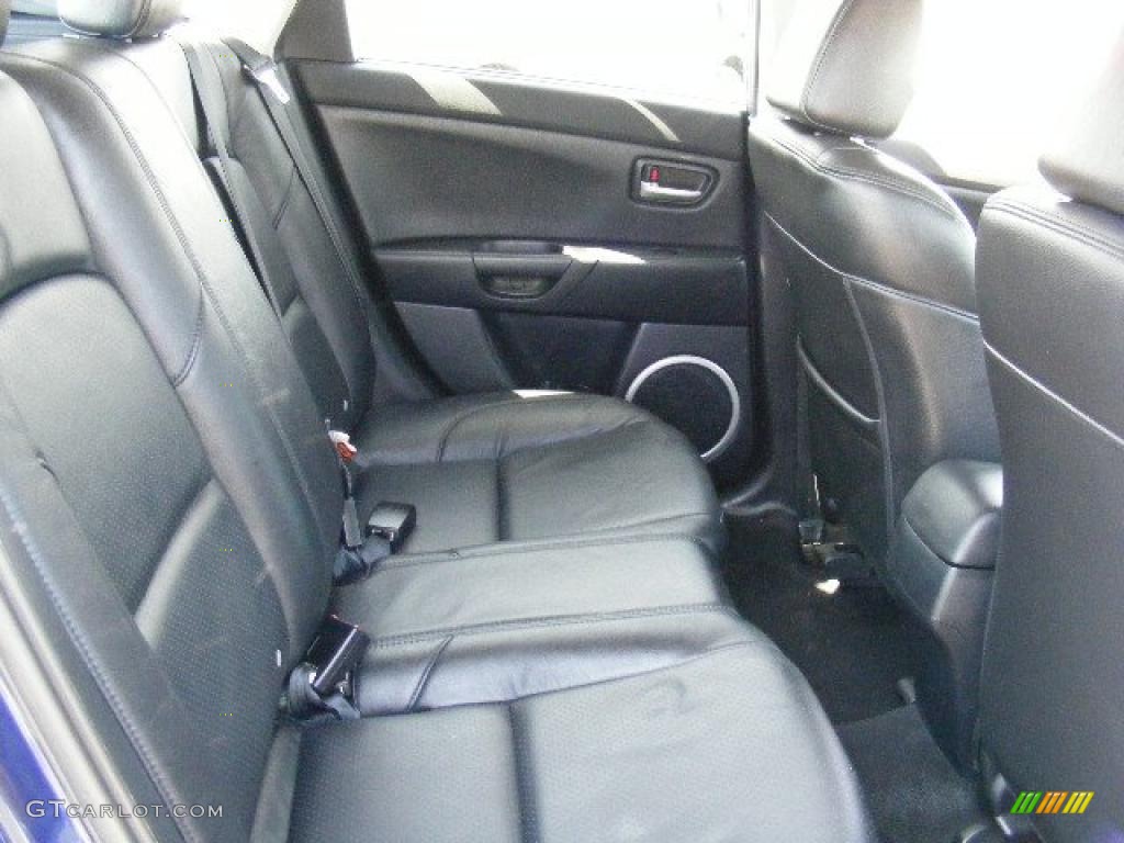 2005 MAZDA3 s Hatchback - Strato Blue Mica / Black photo #12