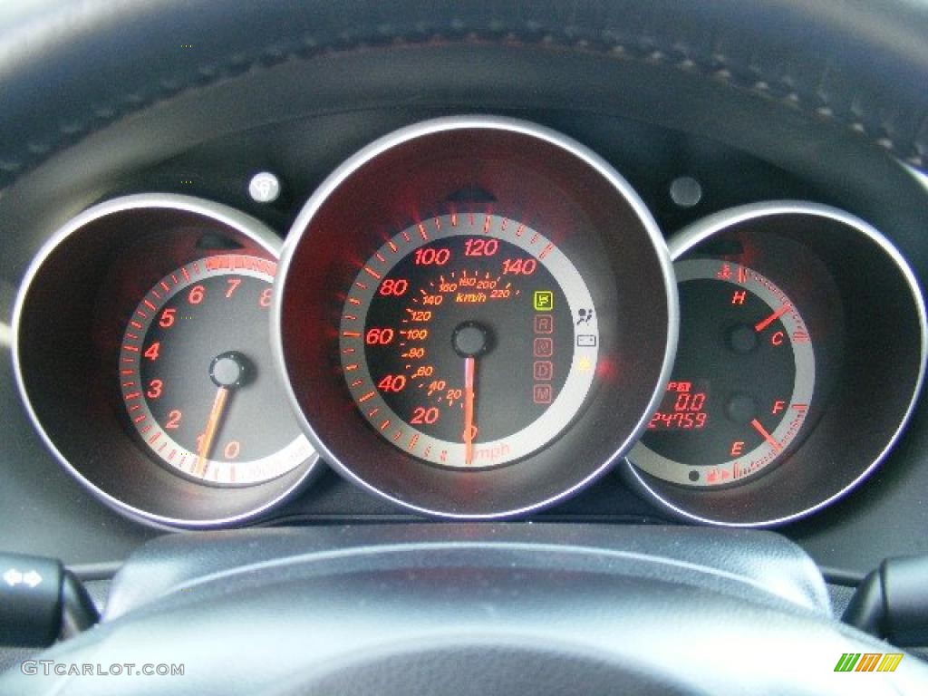 2005 MAZDA3 s Hatchback - Strato Blue Mica / Black photo #17