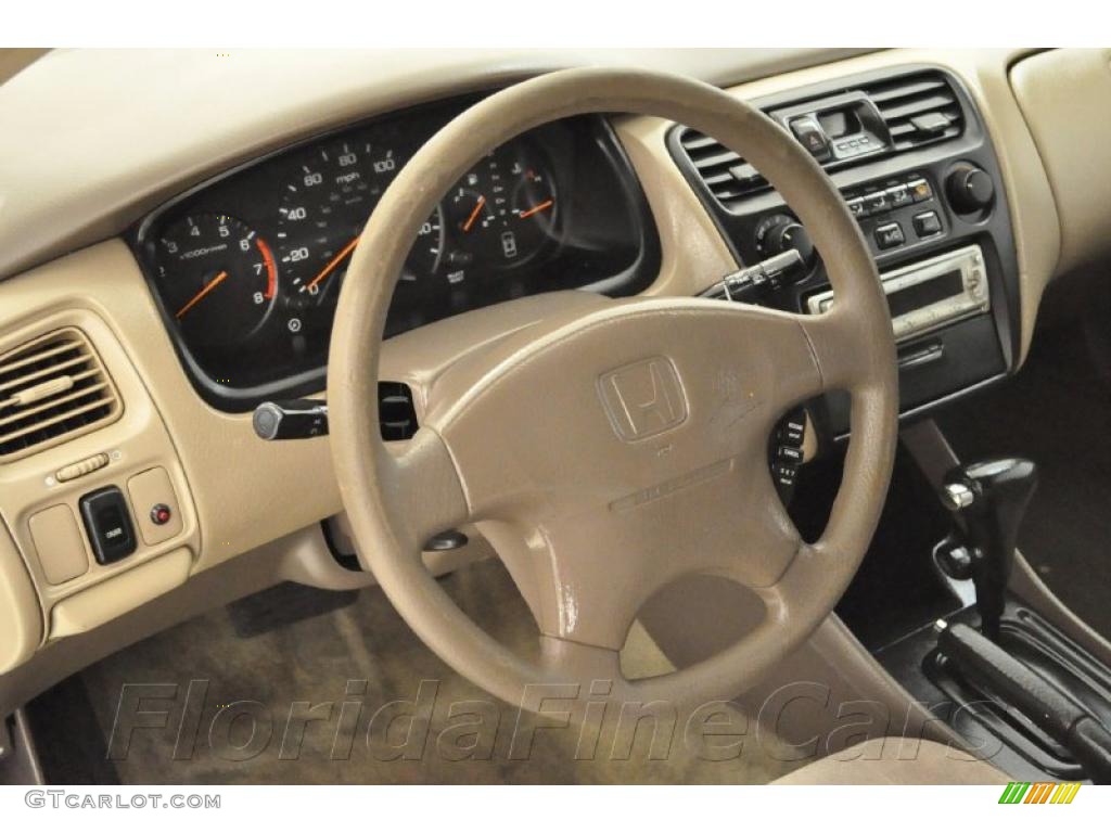 1999 Accord LX Sedan - Dark Emerald Pearl / Ivory photo #14