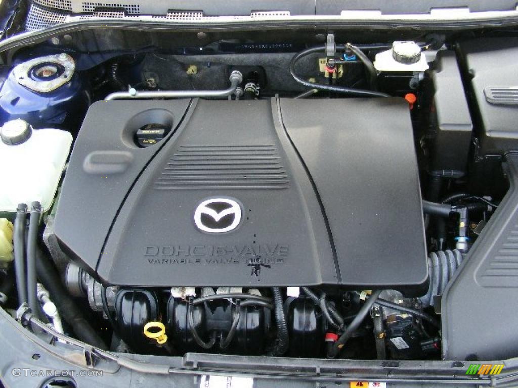 2005 MAZDA3 s Hatchback - Strato Blue Mica / Black photo #29
