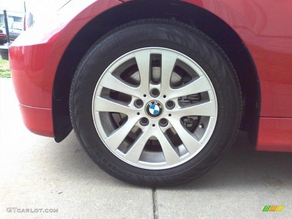 2006 3 Series 325i Sedan - Electric Red / Black photo #3