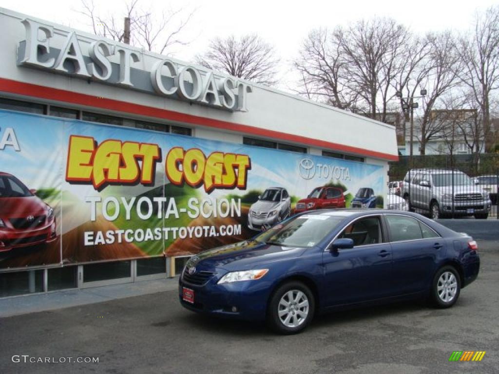 2007 Camry XLE - Blue Ribbon Metallic / Ash photo #1