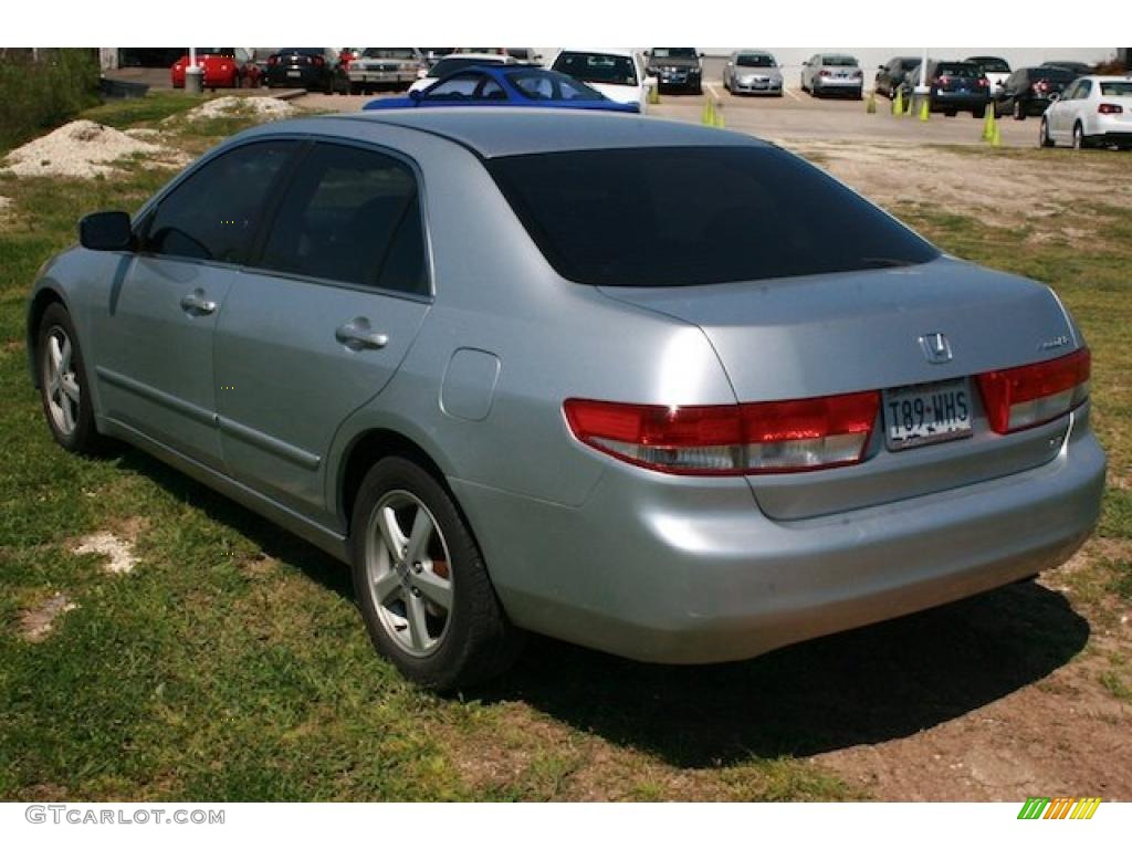 2003 Accord EX Sedan - Satin Silver Metallic / Black photo #2