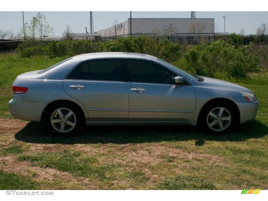 2003 Accord EX Sedan - Satin Silver Metallic / Black photo #4