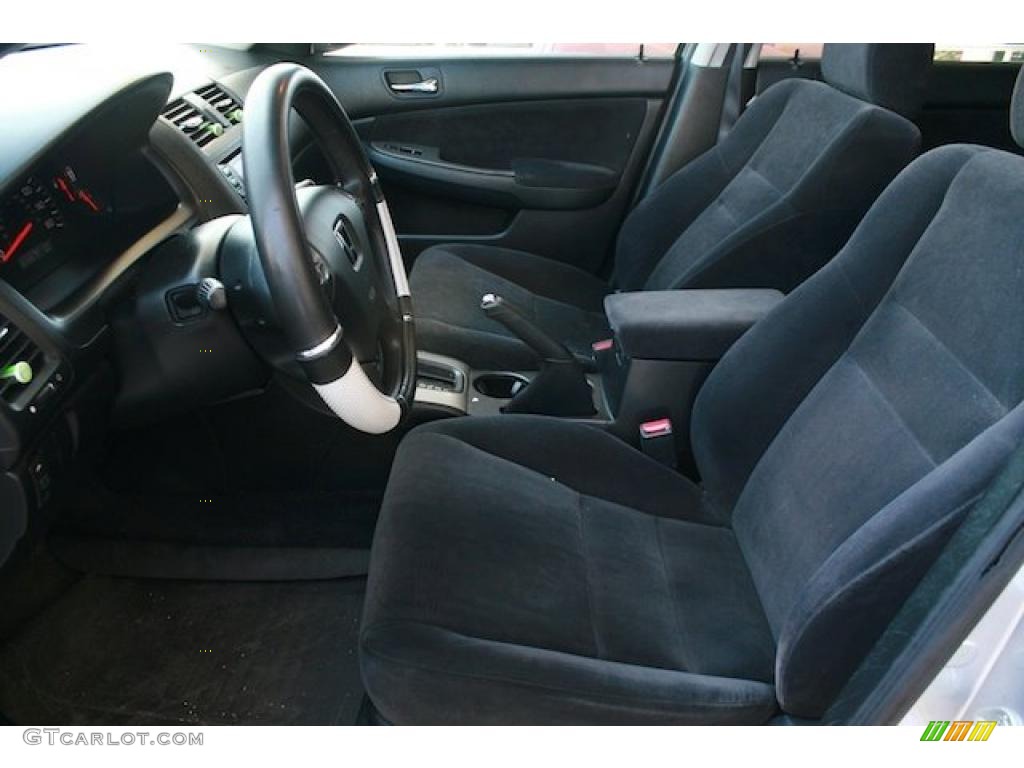 2003 Accord EX Sedan - Satin Silver Metallic / Black photo #5