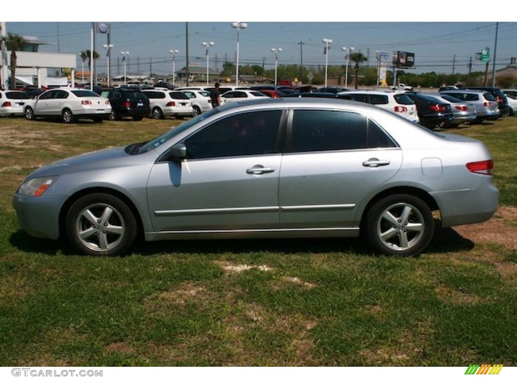 2003 Accord EX Sedan - Satin Silver Metallic / Black photo #12