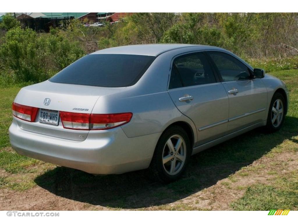 2003 Accord EX Sedan - Satin Silver Metallic / Black photo #16