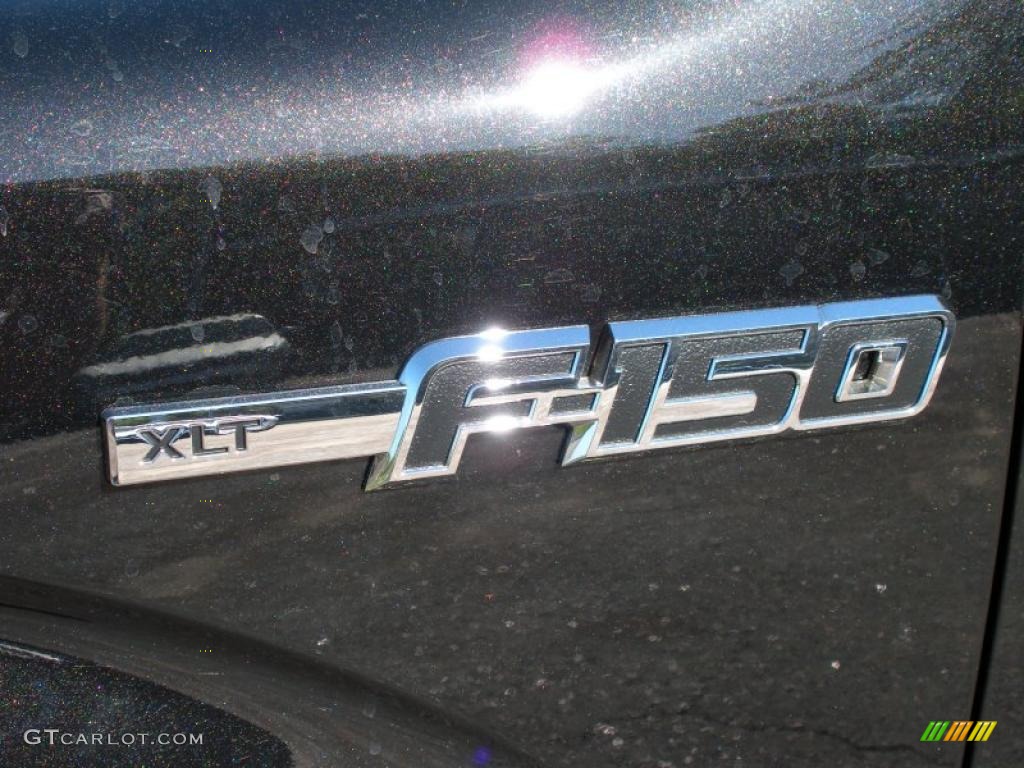 2010 F150 XLT SuperCab - Tuxedo Black / Tan photo #4
