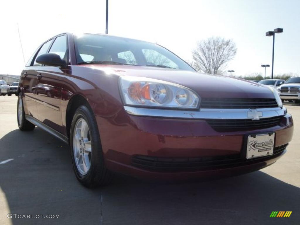 2004 Malibu Maxx LS Wagon - Sport Red Metallic / Neutral photo #1