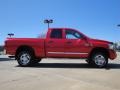 2007 Flame Red Dodge Ram 2500 Laramie Quad Cab 4x4  photo #2