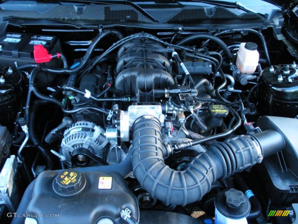2010 Ford Mustang V6 Premium Coupe 4.0 Liter SOHC 12-Valve V6 Engine Photo #27871553