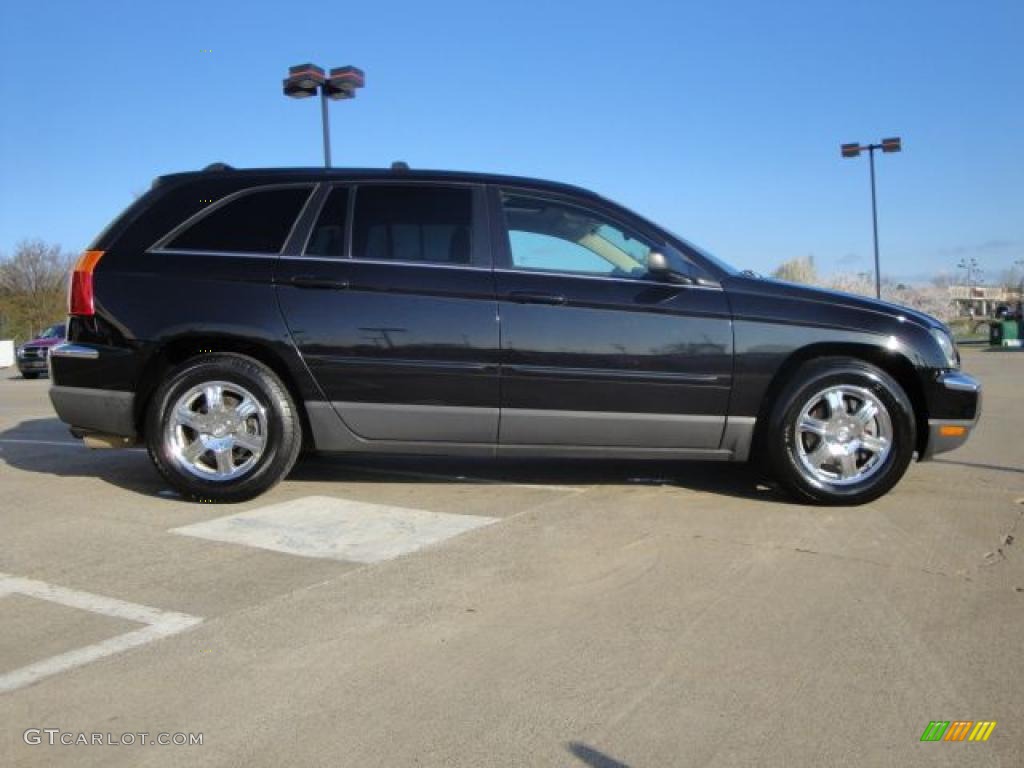 2004 Pacifica AWD - Brilliant Black Crystal Pearl / Light Taupe photo #2