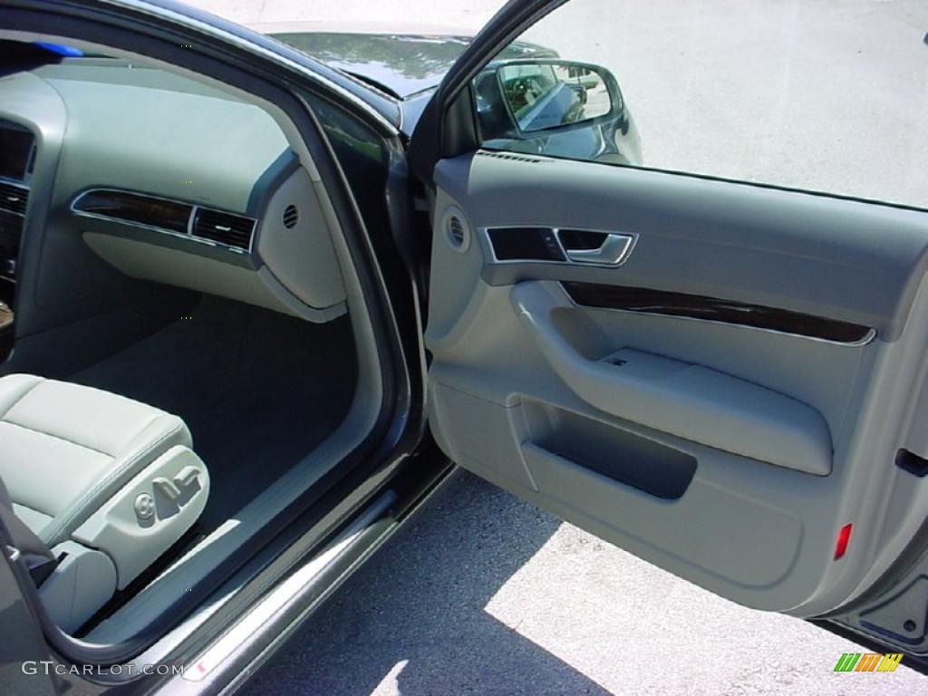 2007 A6 3.2 quattro Sedan - Daytona Grey Pearl / Platinum photo #11