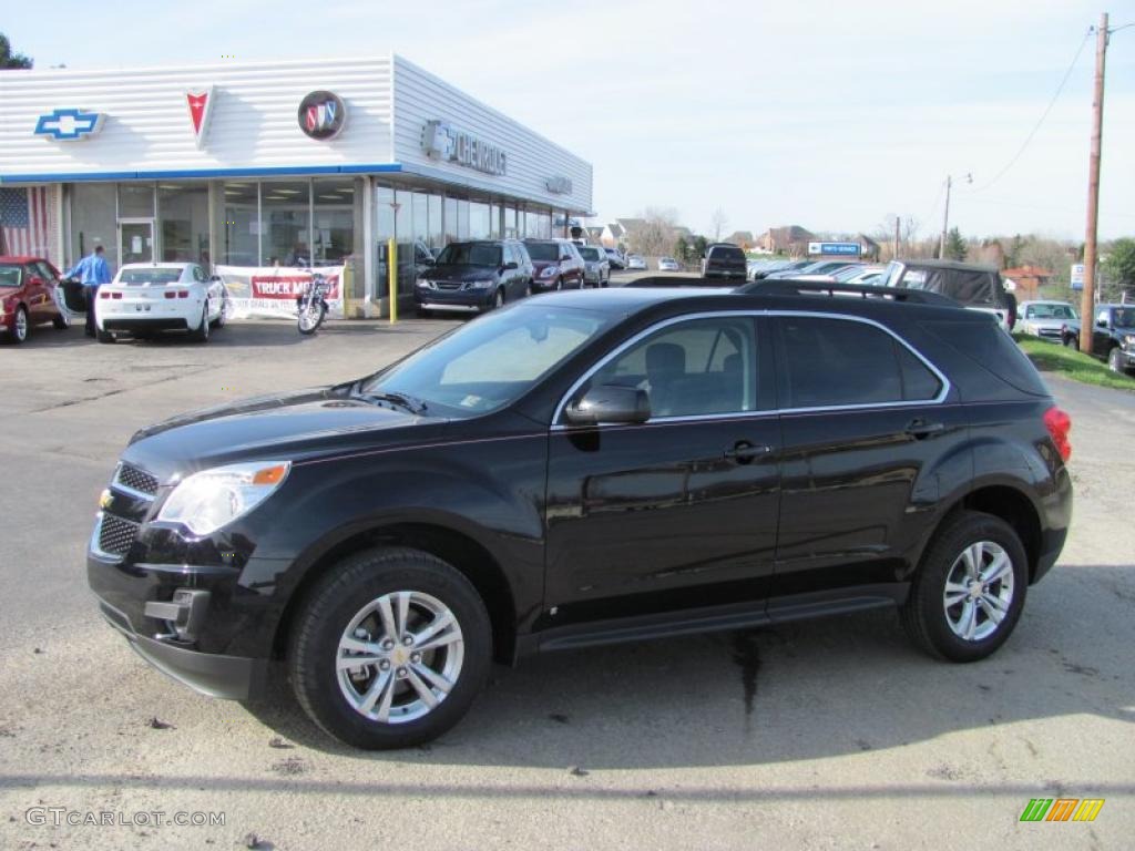 2010 Equinox LT AWD - Black / Jet Black photo #1