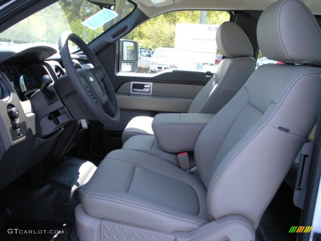 2010 F150 XL SuperCab - Oxford White / Medium Stone photo #5