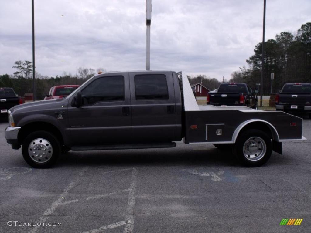 2002 F450 Super Duty XLT SuperCab Chassis - Dark Shadow Gray Metallic / Medium Graphite photo #5