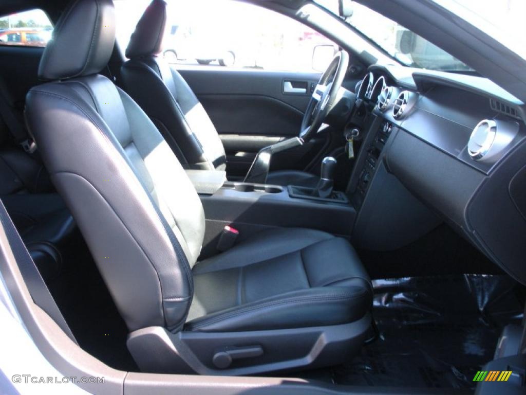 2007 Mustang V6 Premium Coupe - Tungsten Grey Metallic / Dark Charcoal photo #14